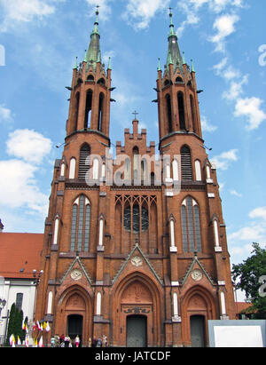 Kathedrale Basilica der Himmelfahrt der Jungfrau Maria, Bia? Ystok, Polen Stockfoto