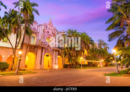 Historische Architektur in San Diego, Kalifornien, USA. Stockfoto