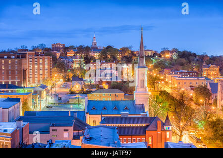 Macon, Georgia, USA Skyline Innenstadt. Stockfoto
