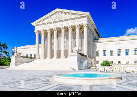 United States Supreme Court Gebäude in Washington DC, USA. Stockfoto