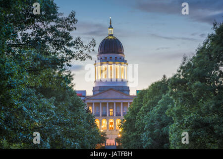 Das Maine State House in Augusta, Maine, USA. Stockfoto