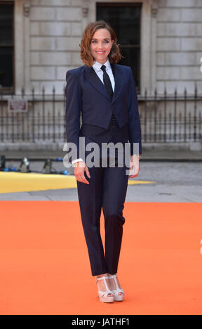 Victoria Pendleton Ankunft für Royal Academy of Arts Ausstellung Vorschau Sommerfest 2017 statt im Burlington House in London. Stockfoto