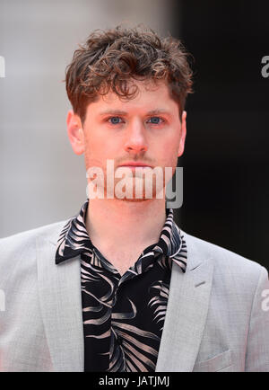 Kyle Soller angekommen für Royal Academy of Arts Ausstellung Vorschau Sommerfest 2017 statt im Burlington House in London. Stockfoto