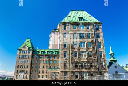 Hotel-Dieu de Québec, einem historischen Krankenhaus in Quebec City, Kanada Stockfoto