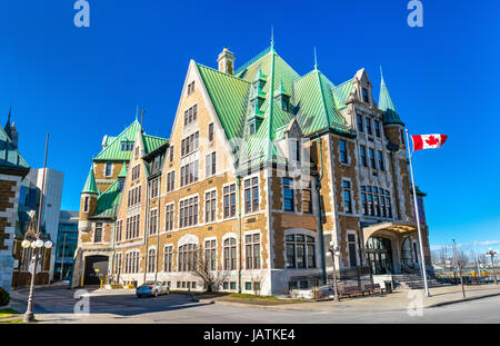 Historisches Gebäude in Quebec City, Kanada Stockfoto