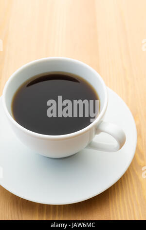 Tasse schwarzer Tee Stockfoto