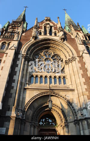 architektonische Ensemble des Tempels von st. Olga und Elusabeth in Lvov Stadt Stockfoto