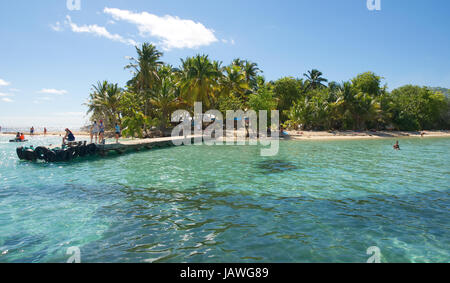 Ilet du Gosier - Gosier Insel - Le Gosier - Guadeloupe-Karibik-Insel Stockfoto