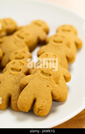 Gruppe von Lebkuchenmänner Stockfoto