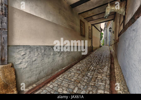 Aus dem Wasser Kunst in der schlossgasse Stockfoto