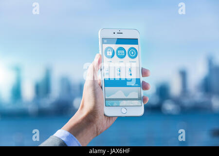 Vernetzung-Bild Stockfoto