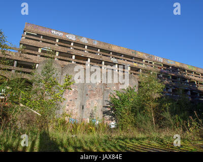 CARDROSS, SCOTLAND, UK - 17. September 2010: Ruinen von St. Peter Seminary ikonischen Meisterwerk der neuen Brutalismus in Cardross nr Glasgow-Klasse, die ich aufgeführt und nun Gegenstand einer 7,5 Millionen Pfund-Restaurierung Stockfoto