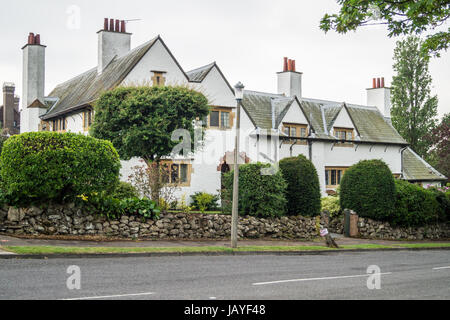 "Homestead", Kunst und Handwerk Haus von Charles Francis Annesley Voysey (1857-1941), 1905, Frinton-on-Sea, Essex, England Stockfoto