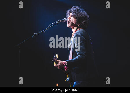 Negrita ist eine italienische Band aus Arezzo, Toskana. 1991 gegründet, hieß die Band nach dem Lied "Hey Negrita", enthalten in The Rolling Stones Album schwarz und blau, 1976 veröffentlicht. (Foto von: Alessandro Bosio/Pacific Press) Stockfoto