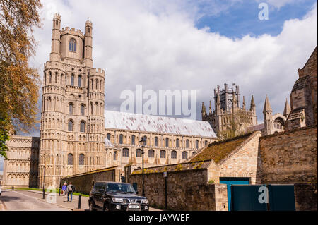 Ely Kathedrale in Ely, Cambridgeshire, England, Großbritannien, Uk Stockfoto