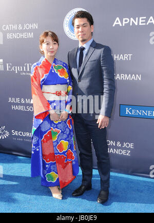 Los Angeles, Kalifornien, USA. 8. Juni, 2017.Kenta Maeda. Los Angeles Dodgers Stiftung 3rd Annual Blue Diamond Gala statt im Dodger Stadium in Los Angeles.Credit: Birdie Thompson/AdMedia/ZUMA Draht/Alamy Live News Stockfoto