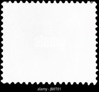 Hintergrund von Rückseite des kleinen quadratischen Briefmarke Stockfoto