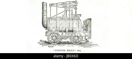 Puffing Billy Steam Lokomotive 1813 Stockfoto