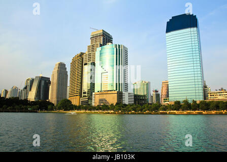 Blick auf die Stadt von Bangkok, Thailand Stockfoto