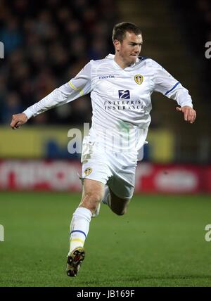 PAUL CONNOLLY LEEDS UNITED FC Burnley FC KC STADIUM HULL ENGLAND 6. März 2012 Stockfoto