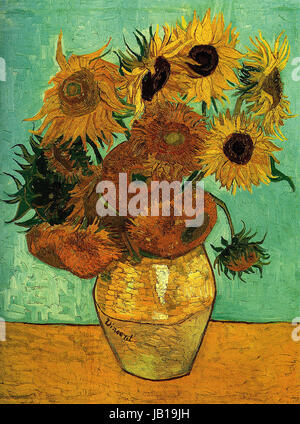 Vincent Van Gogh - Sonnenblumen Stockfoto