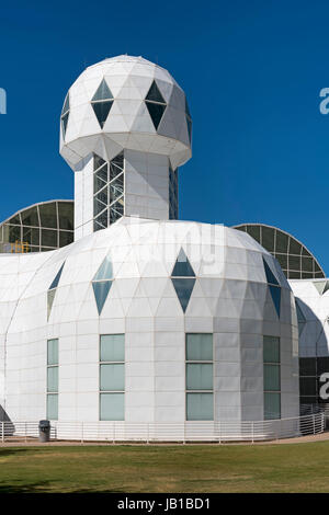 Biosphäre 2, autarkes Ökosystem, Oracle, Arizona, USA Stockfoto