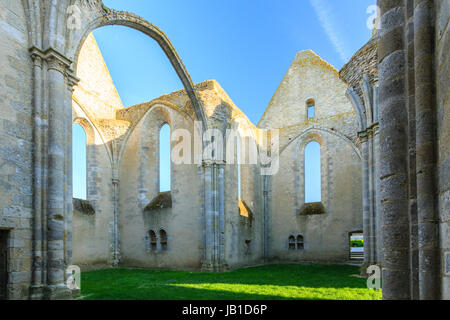 Loiret (45), Yèvre-la-Ville, Ancienne Commune de Yèvre-le-Châtel, Classée Dans Les Plus Beau Dorf de France, Frankreich, Église Saint-Lubin / / Frankreich, Stockfoto