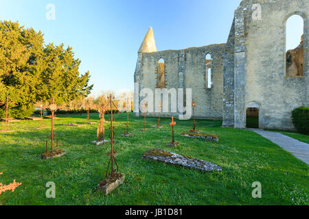 Loiret (45), Yèvre-la-Ville, Ancienne Commune de Yèvre-le-Châtel, Classée Dans Les Plus Beau Dorf de France, Frankreich, Église Saint-Lubin / / Frankreich, Stockfoto