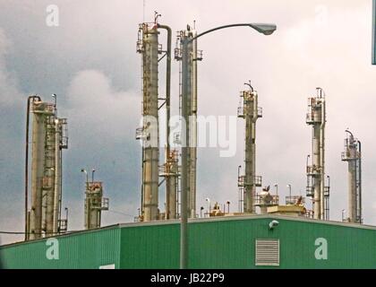 INDUSTRIE-RAFFINERIE IN TEXAS LATPORTE Stockfoto