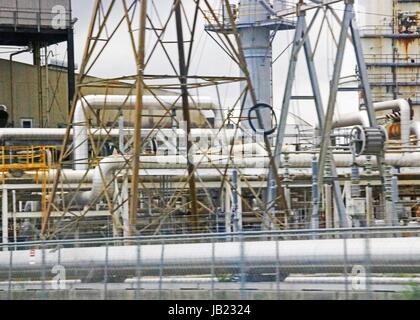 INDUSTRIE-RAFFINERIE IN TEXAS LATPORTE Stockfoto