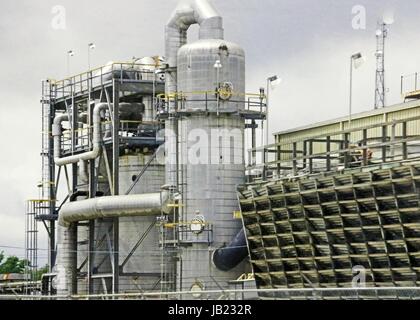 INDUSTRIE-RAFFINERIE IN TEXAS LATPORTE Stockfoto