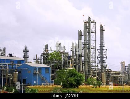 INDUSTRIE-RAFFINERIE IN TEXAS LATPORTE Stockfoto