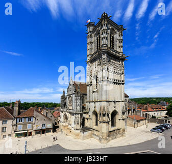 Frankreich, Nièvre (58), Clamecy, l ' ancienne Stiftskirche Saint-Martin / / Frankreich, Nièvre, Clamecy, Saint-Martin-Kirche Stockfoto