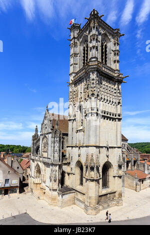 Frankreich, Nièvre (58), Clamecy, l ' ancienne Stiftskirche Saint-Martin / / Frankreich, Nièvre, Clamecy, Saint-Martin-Kirche Stockfoto