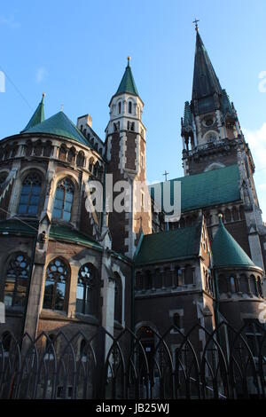 architektonische Ensemble des Tempels von st. Olga und Elisabeth in Lvov Stadt Stockfoto