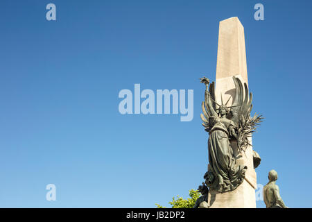 Rius Denkmal ich Taulet, gelegen in Lluis Companys Straße, neben dem Park der Zitadelle in Barcelona, Spanien. Stockfoto