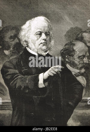 John Bright radikale Quaker 1811-1889 Stockfoto