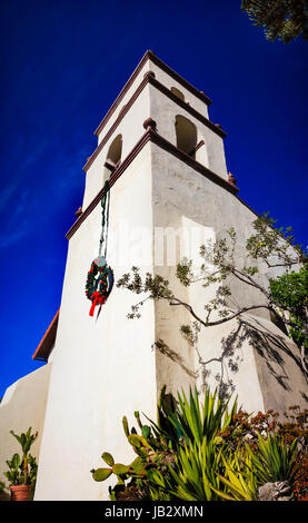 Mission San Buenaventura Ventura, Kalifornien.  1782 von Pater Junipero Serra gegründet.  Benannt nach Saint Bonaventure Stockfoto