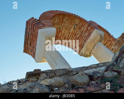 Ruinen von Heraclea Lyncestis In Bitola, Mazedonien Stockfoto