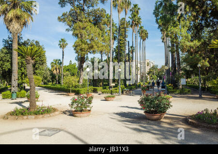 Park Villa Giulia in Palermo; Italien Stockfoto