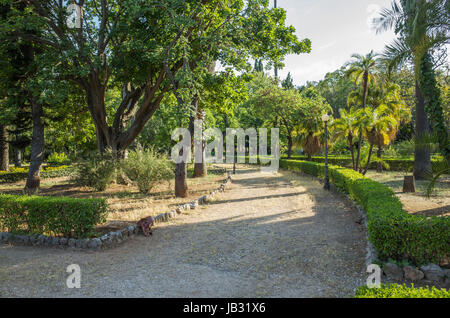 Park Villa Giulia in Palermo; Italien Stockfoto