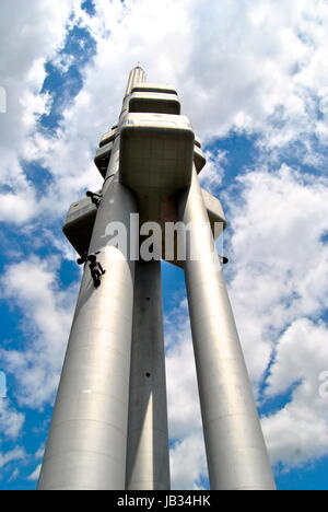 Fernsehturm Zizkov, Prague, Tschechische Republik (Tschechien) Stockfoto