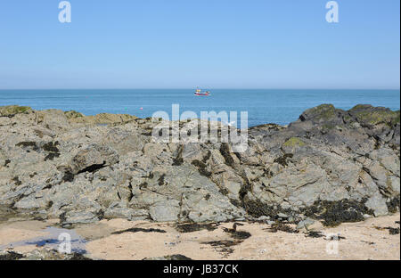 Schöne Seelandschaft in Skerries Town, Irland Stockfoto