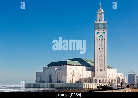 Moschee Hassan II in Casablanca, Marokko Stockfoto