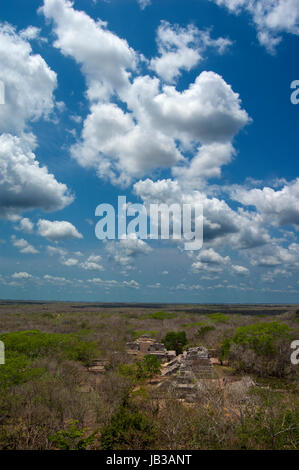 Maya-Ruinen, Ek Balam, Yucatan, Mexiko Stockfoto