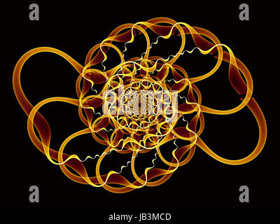 Serie pure Geometrie. Hintergrund der isolierten Spirale Elemente für Ihr Design muss zum Thema Wirtschaft, Wissenschaft und Technologie Stockfoto