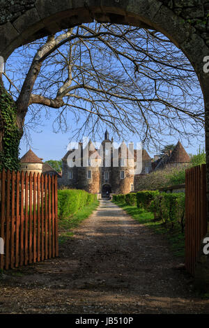 Frankreich, la Puisaye, Yonne (89), Treigny, Château de entlang / / Frankreich, die Puisaye, Yonne, Treigny, entlang Burg Stockfoto