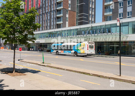Montreal, Kanada - 8. Juni 2017: Montreal Coach Terminal Stockfoto