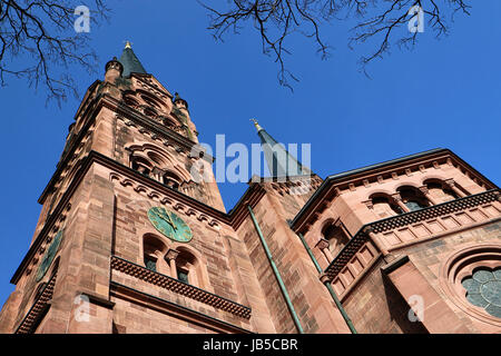 Kirche St. Johann, Freiburg, Deutschland Stockfoto