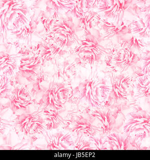 NAHTLOSE Muster der Pfingstrose blüht. Floral print Hintergrund Stockfoto